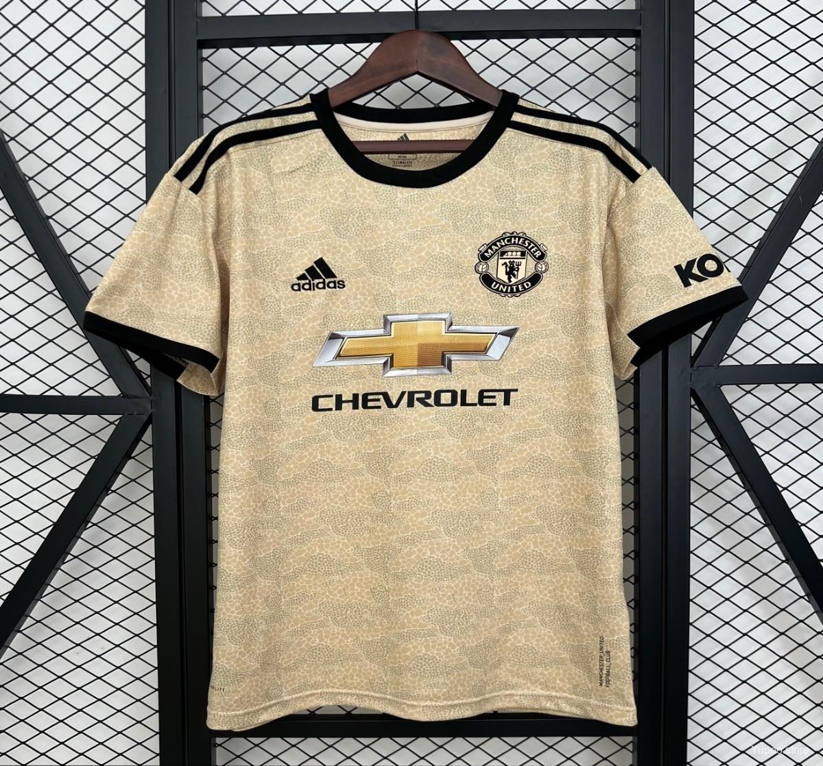 0491393eeed6bdeb63b64fd4.jpg 19/20 Retro Manchester United Away Jersey - Image 1
