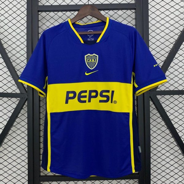 02/03 Retro Boca Juniors Home Jersey