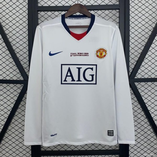 08/09 Retro Manchester United Champions League Away Edition Jersey