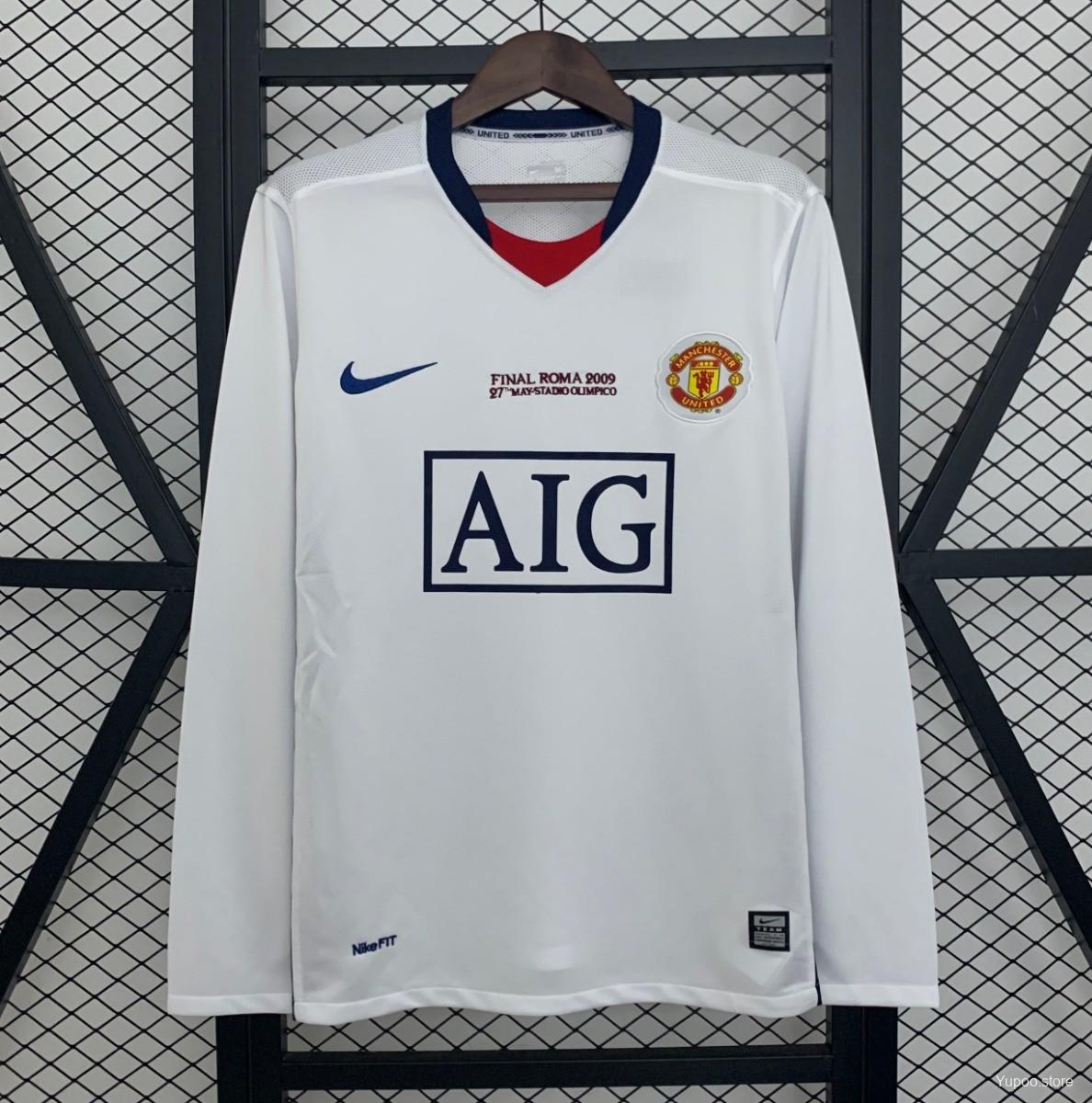 253946faf024a879e4d7ac0e.jpg 08/09 Retro Manchester United Champions League Away Edition Jersey - Image 1