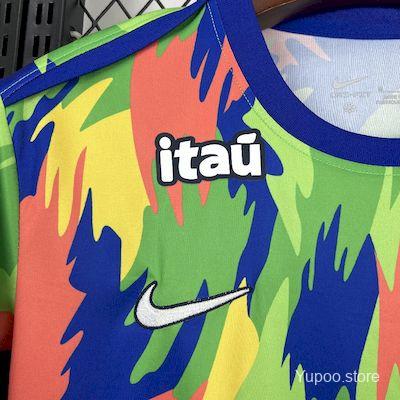2b92dfdde7ed032f.jpg 2025 Brazil Rainbow with Camouflage Pattern Jersey - Image 7