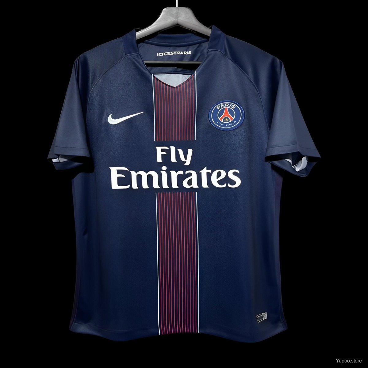 301a3998bafd16fe07d5920c.jpg Retro 16/17 PSG Home Jersey - Image 1