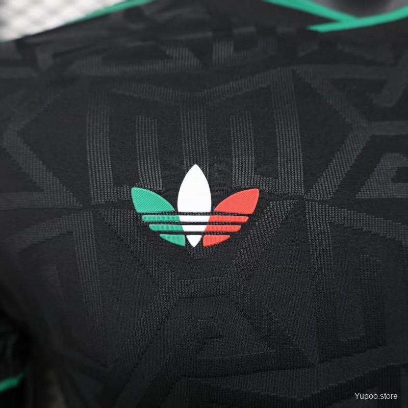 364b9cbb9937e085.jpg Player Version 2025 Mexico Black Pre-Match Jersey - Image 7