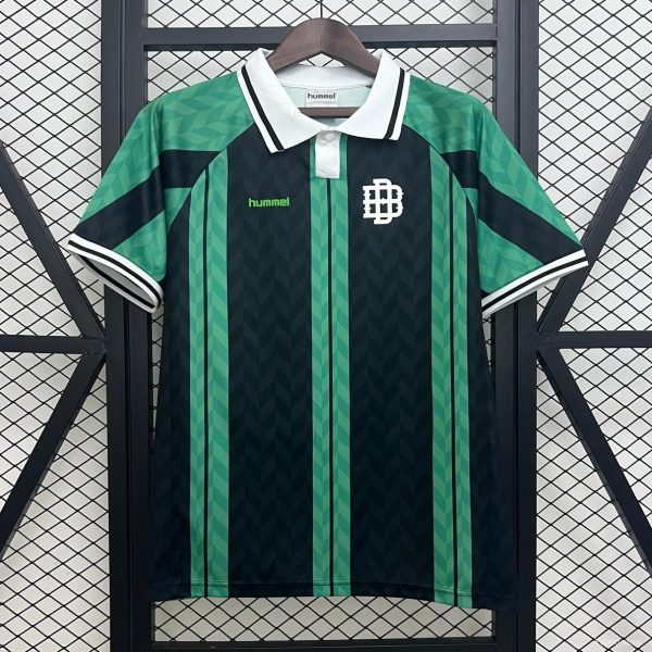 25/26 Real Betis Green with Black Vertical Stripes Jersey