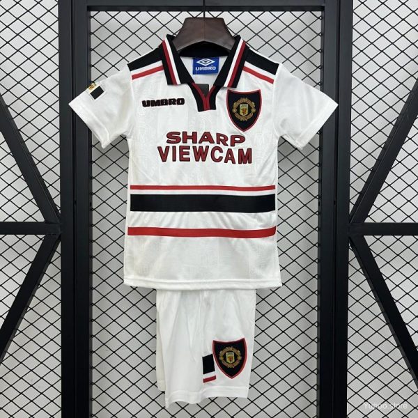 Retro 97/98 Kids Manchester United Away Size 16-28 Jersey