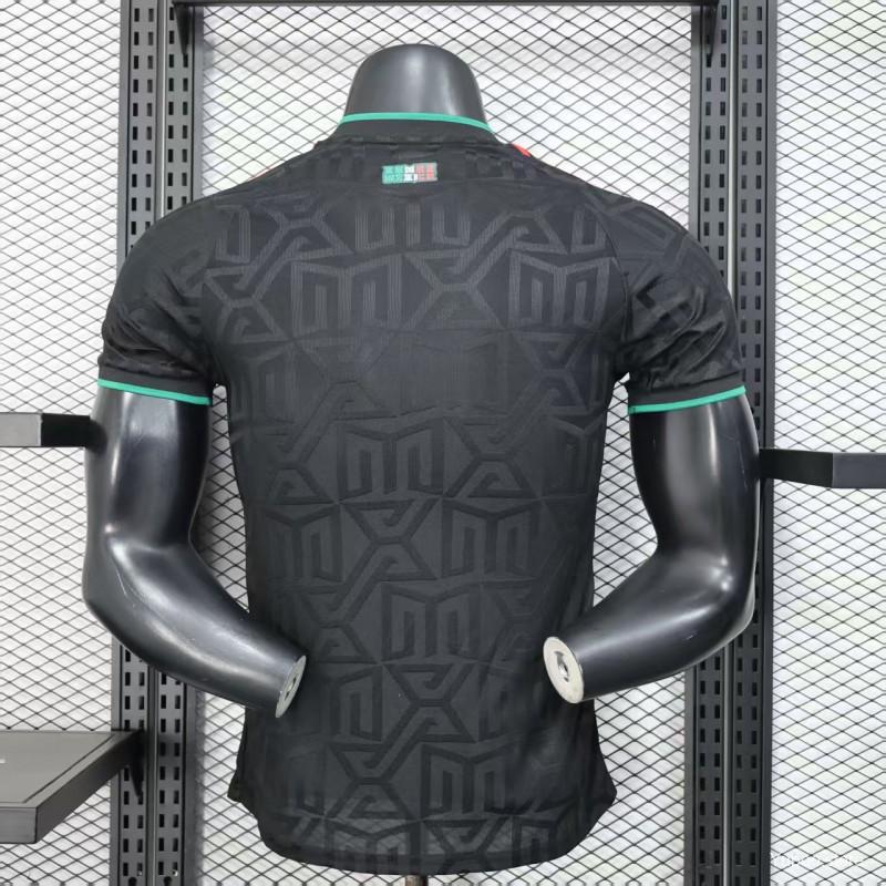 7d4a5d91a8427db4.jpg Player Version 2025 Mexico Black Pre-Match Jersey - Image 6