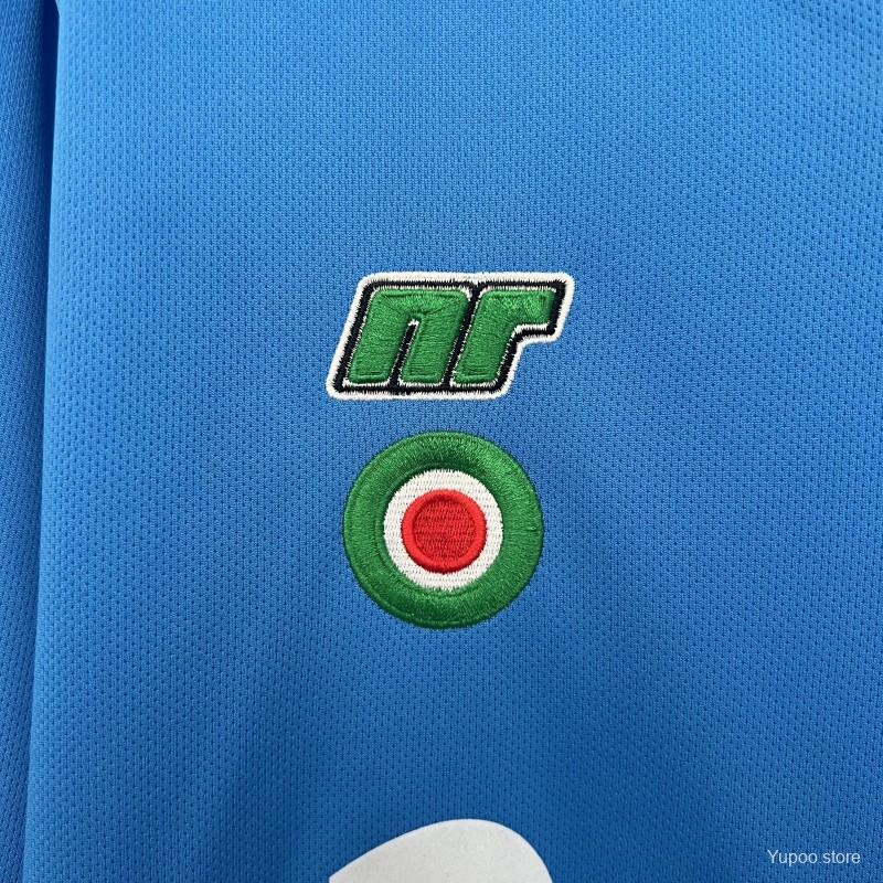 7dcbc9a8caf24424.jpg 87/88 Retro Long Sleeve Napoli Home Jersey - Image 9