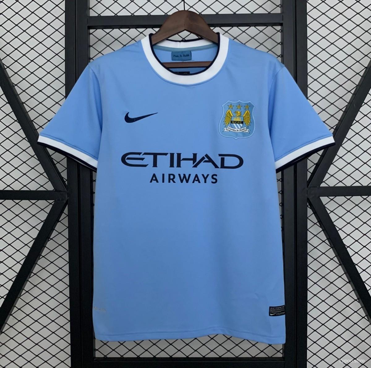 8e7ed6972331f1396e9591e8.jpg 13/14 Retro Manchester City Home Jersey - Image 1