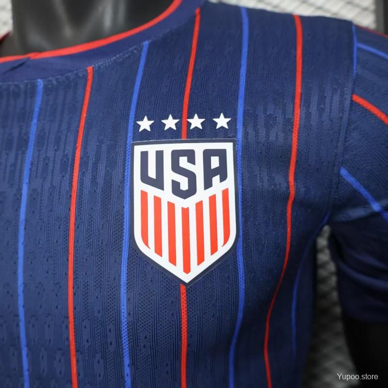 926ec50da6ae945b.jpg Player Version 2025 USA Away Jersey - Image 3