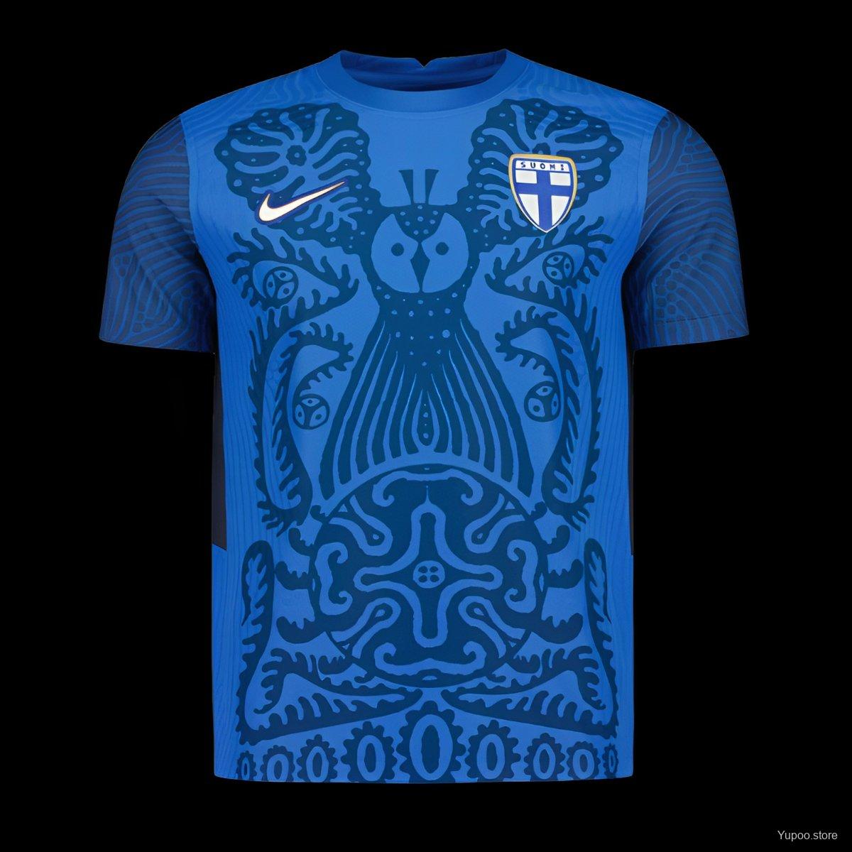 b10dda7e04a67d9be8857cf3.jpg 2025 Finland Away Blue Jersey - Image 1