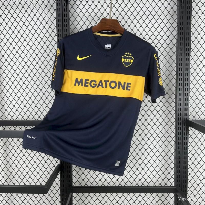 b3a6636529af2d25.jpg Retro 2007/08 Boca Juniors Home Jersey - Image 1