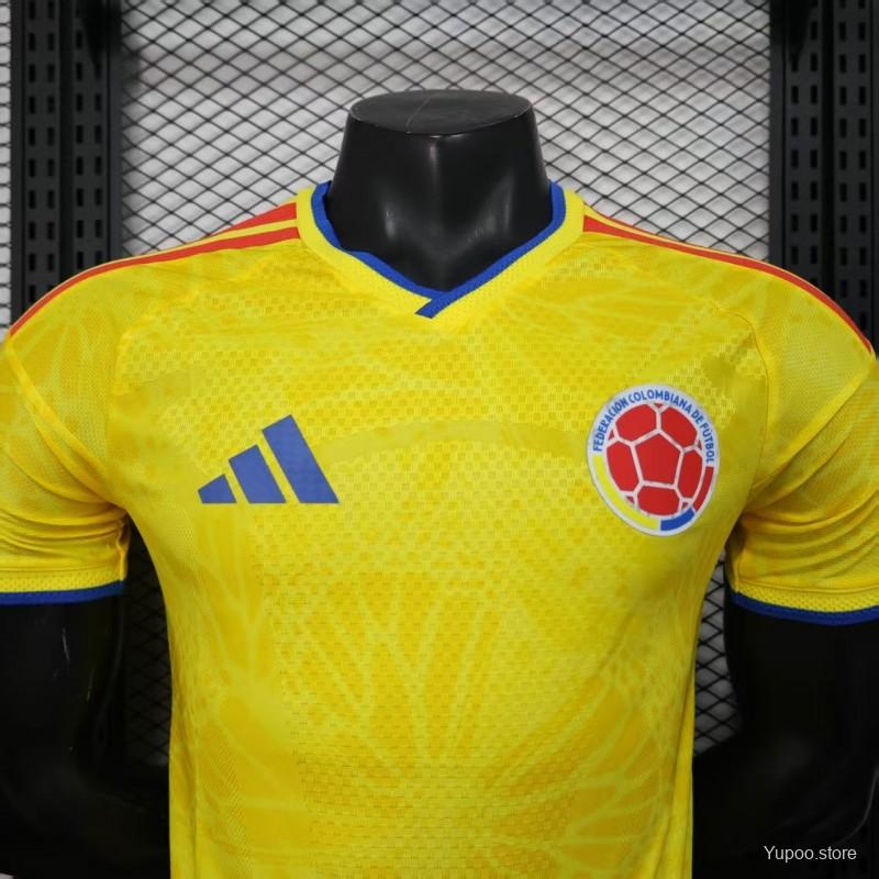 b7c798f96a330344.jpg Player Version 2025 Colombia Home Jersey - Image 4