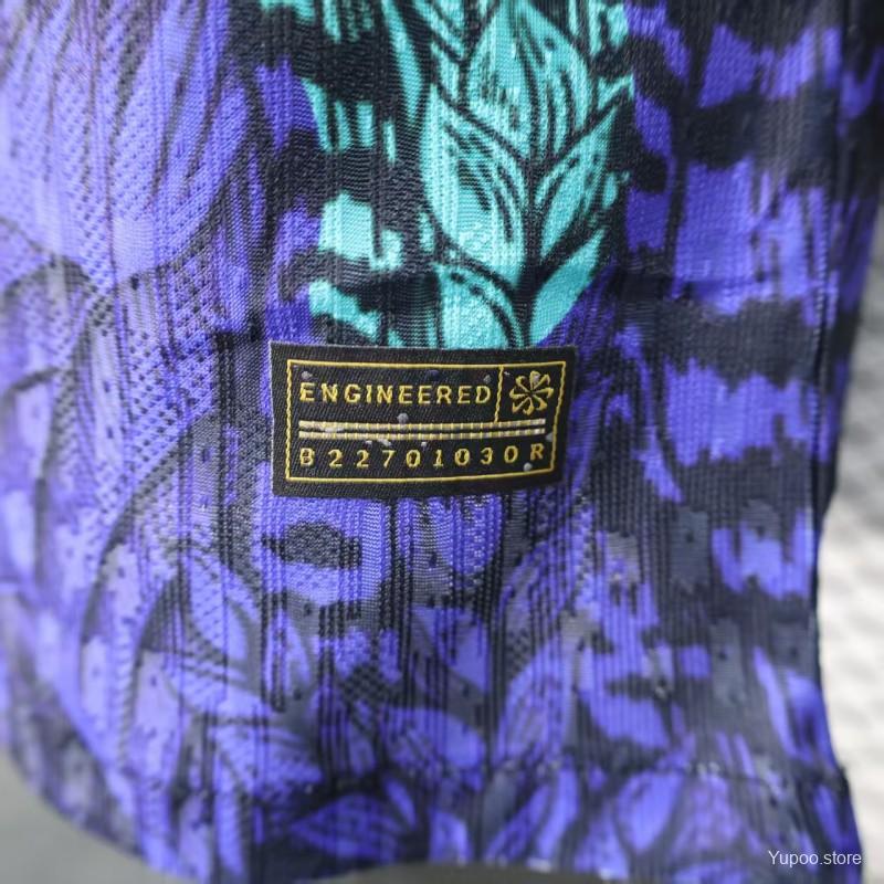 bce614643eeaed88.jpg Player Version 2025 Brazil Purple with Tropical Leaf Pattern Jersey - Image 8