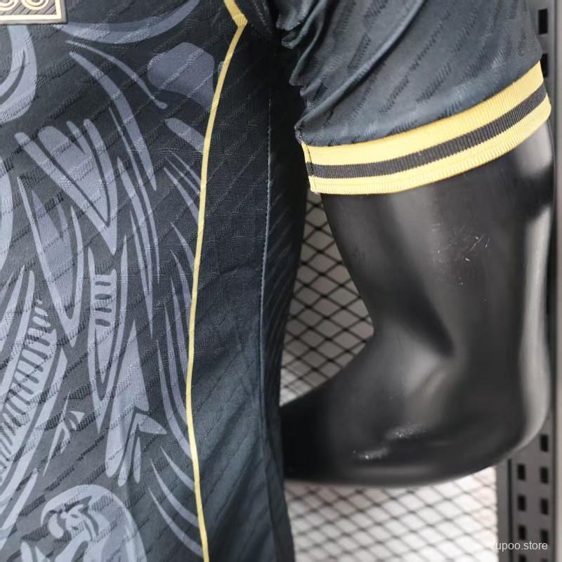 ce11b85fa4e0980f.jpg Player Version 2025 Mexico Black with Eagle Feather Pattern Jersey - Image 10
