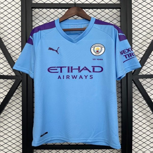 19/20 Retro Manchester City Home Jersey