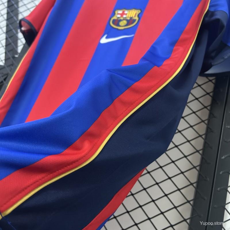 dfaed54da838e05f.jpg 01/02 Retro Barcelona Home Jersey - Image 5