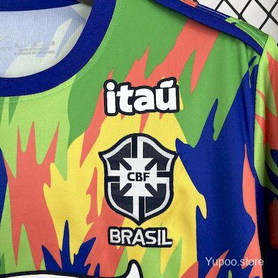 e09243fd8310311c.jpg 2025 Brazil Rainbow with Camouflage Pattern Jersey - Image 6