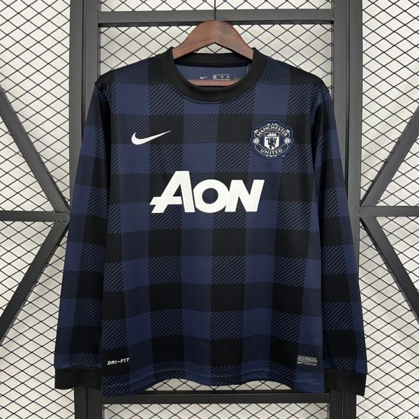 13/14 Retro Manchester United Long Sleeve Black Jersey