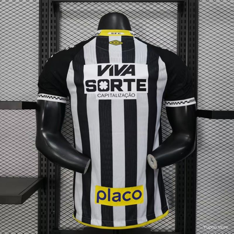 e47e34d2a3170dc0.jpg Player Version 25/26 Santos Away Jersey With Full Sponsors - Image 5