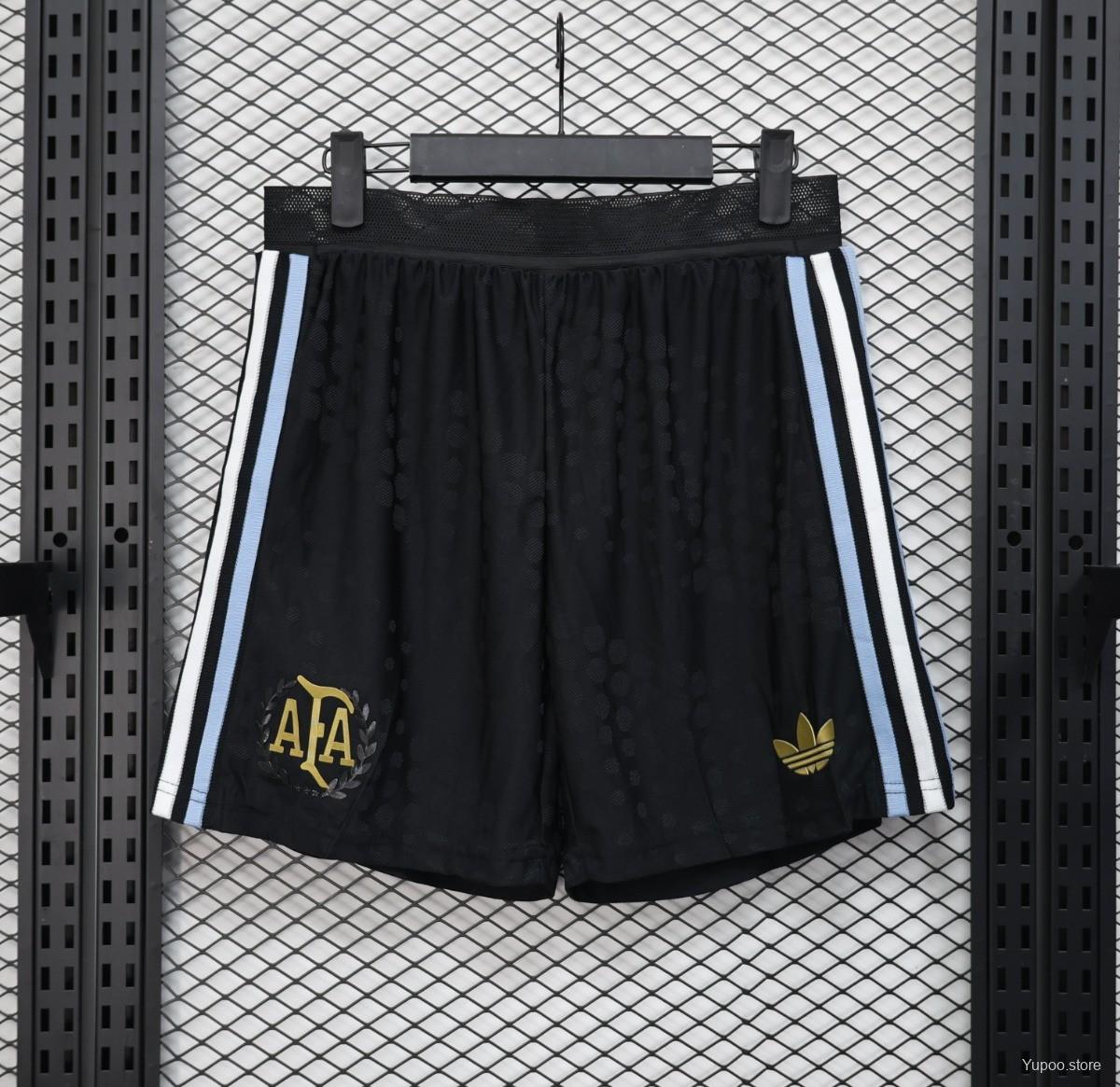 f49b2d1acccfec6b852eaf83.jpg Player Version 2025 Argentina BLACK Shorts - Image 1