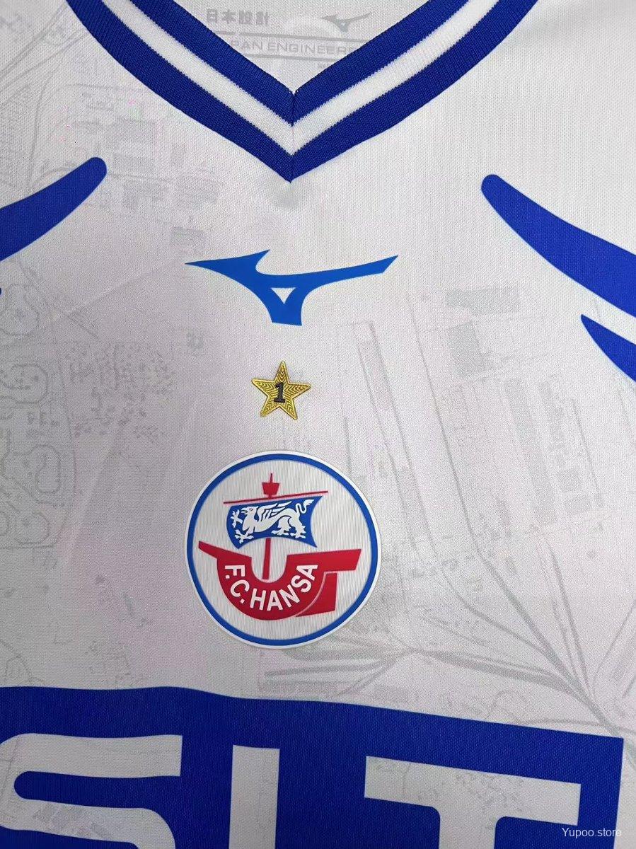 00bd241b8b6173d6f608d4cf.jpg 25/26 Hansa Rostock Away WHITE Jersey - Image 3