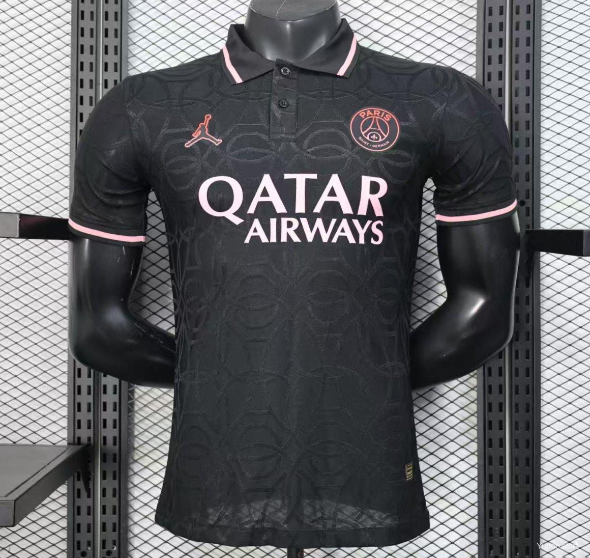 057957964e37bb6d07cd3c8c.jpg Player Version 25/26 PSG Black Special Jersey - Image 1