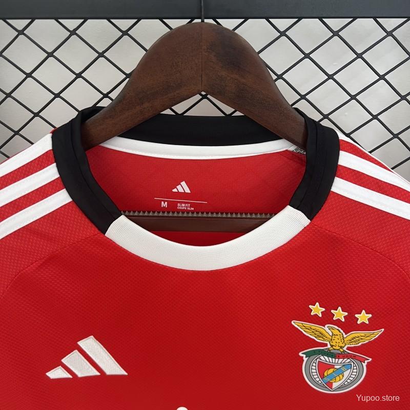 0c4feb750d5abaf7.jpg 25/26 Long Sleeve Benfica Home Jersey - Image 6