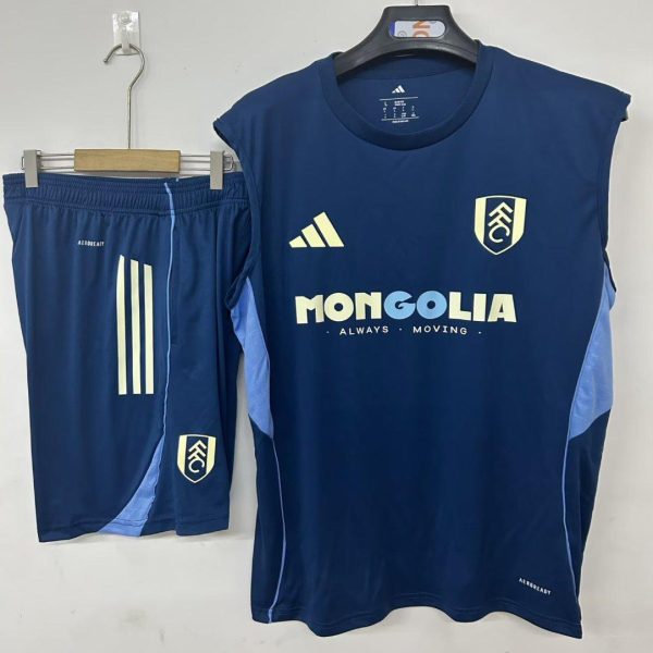 25/26 Fulham Vest Jersey Sapphire+ Shorts