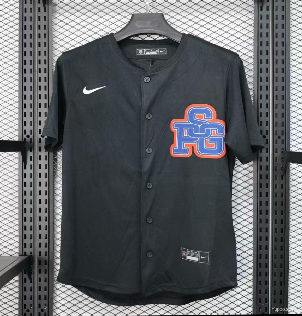 11e7664e6f99c0f19b900de7.jpg 25/26 PSG Baseball Black Special Jersey - Image 1