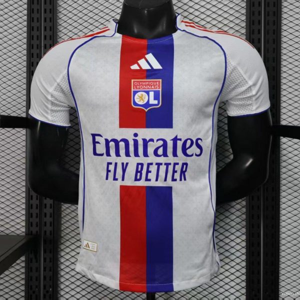 Player Version 25/26 Olympique Lyonnais Lyon Home Jersey