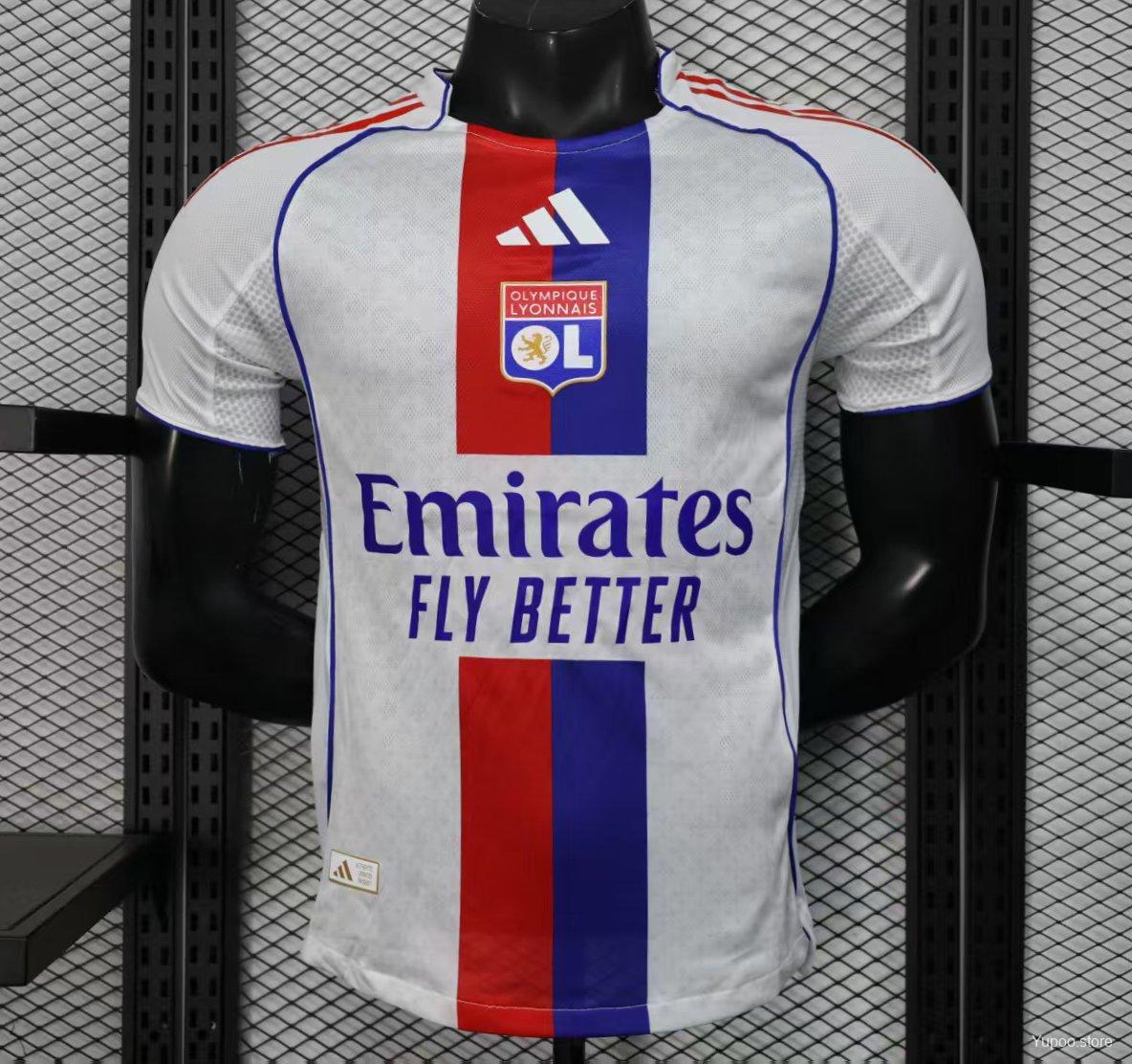 2c261c34e7b7c1880de043dc.jpg Player Version 25/26 Olympique Lyonnais Lyon Home Jersey - Image 1