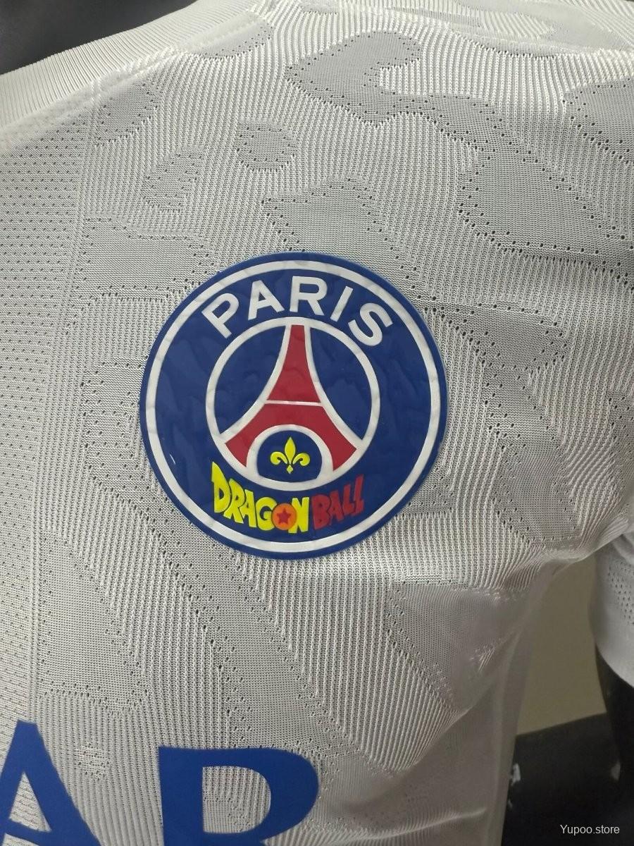 2fec826f606f05efe7ad87b5.jpg Player Version 25/26 PSG x Dragon Ball White Special Jersey - Image 3