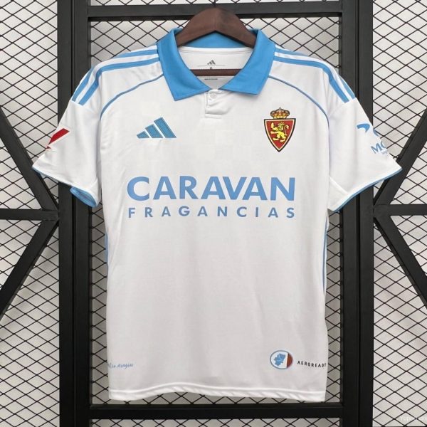 25/26 Real Zaragoza Home Jersey