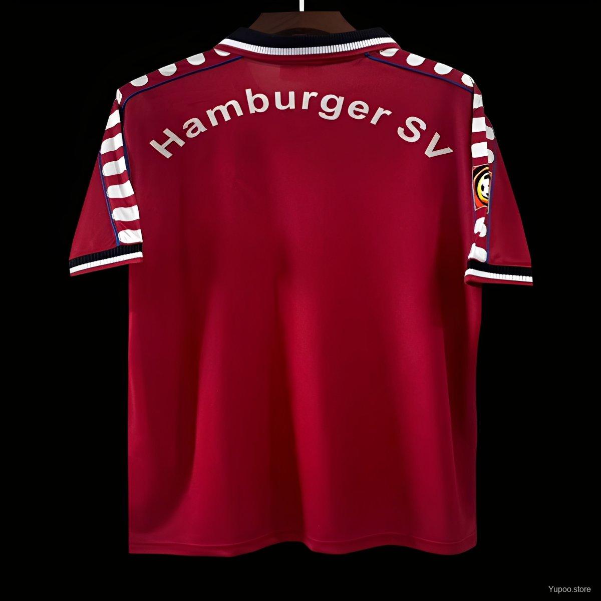 3a7bf5a9e063f076a59404fd.jpg Retro 00/01 Hamburger SV Third Red Jersey - Image 3