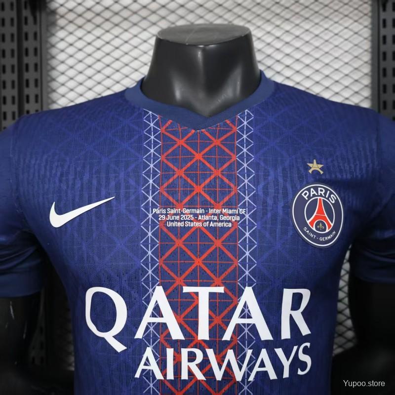 3e010e7b5c41902a.jpg 1 Star Player Version 25/26 PSG Home Jersey With Match Date Printing - Image 3