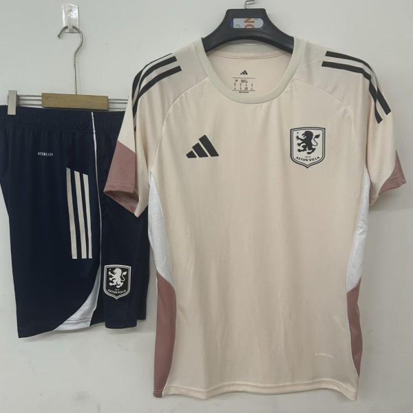 25/26 Aston Villa Pre-Match Jersey khaki+ Shorts