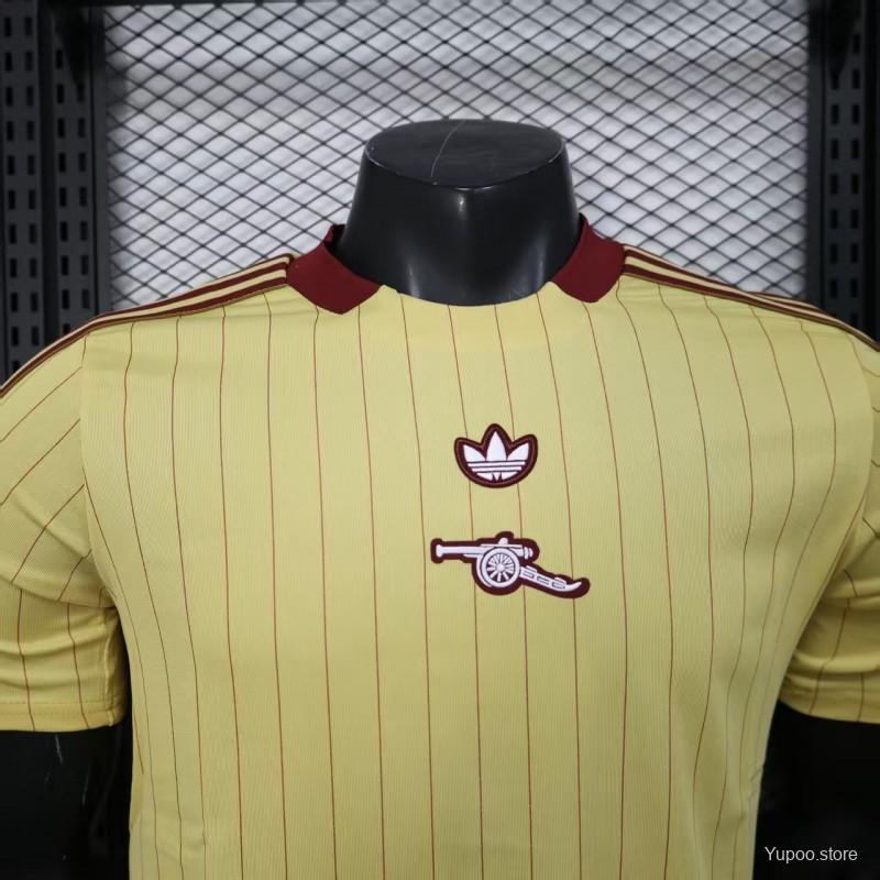 4ae5dff2c4eac280.jpg Player Version 25/26 Arsenal Yellow Special Jersey - Image 4