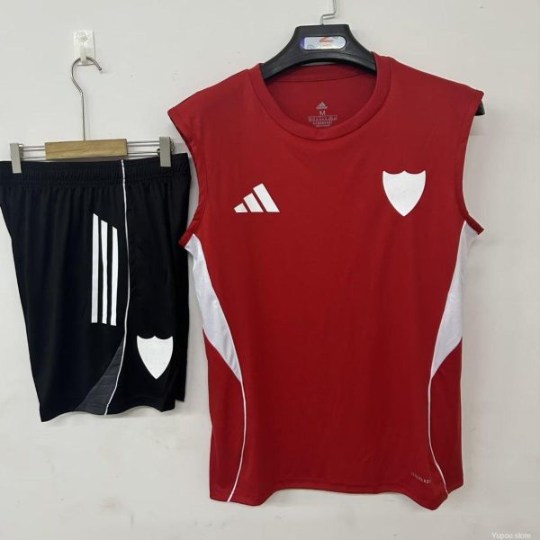 2526 Athletic Bilbao Training Jersey Red+Shorts