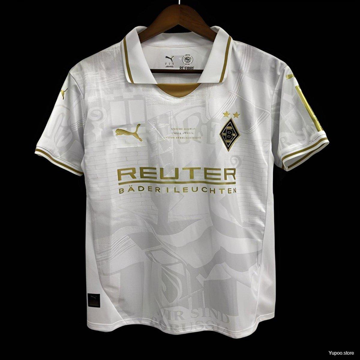 50a019bb9527143be0eddd09.jpg 25/26 Borussia Monchengladbach White Pre-match Jersey - Image 1