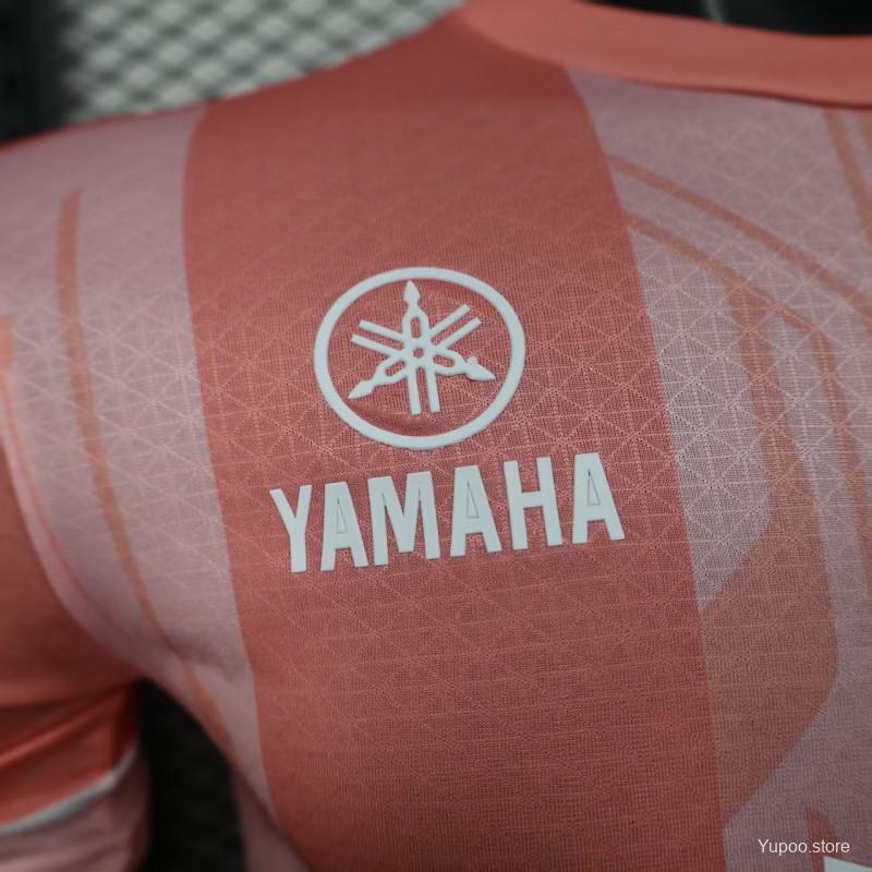 555810d9efad7765.jpg Player Version 25/26 Olympique de Marseille Pink with Geometric Pattern Jersey - Image 8