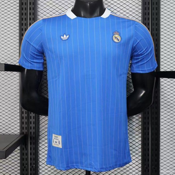 Player Version 25/26 Real Madrid Blue Casual Jersey