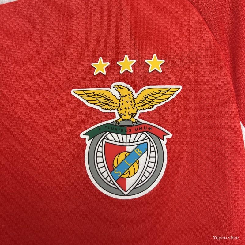 5bf710cb408a0083.jpg 25/26 Long Sleeve Benfica Home Jersey - Image 4