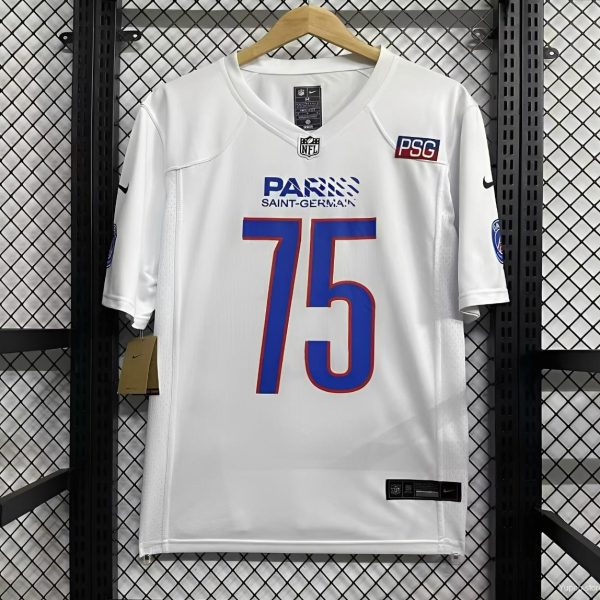 25/26 PSG NFL White Jersey
