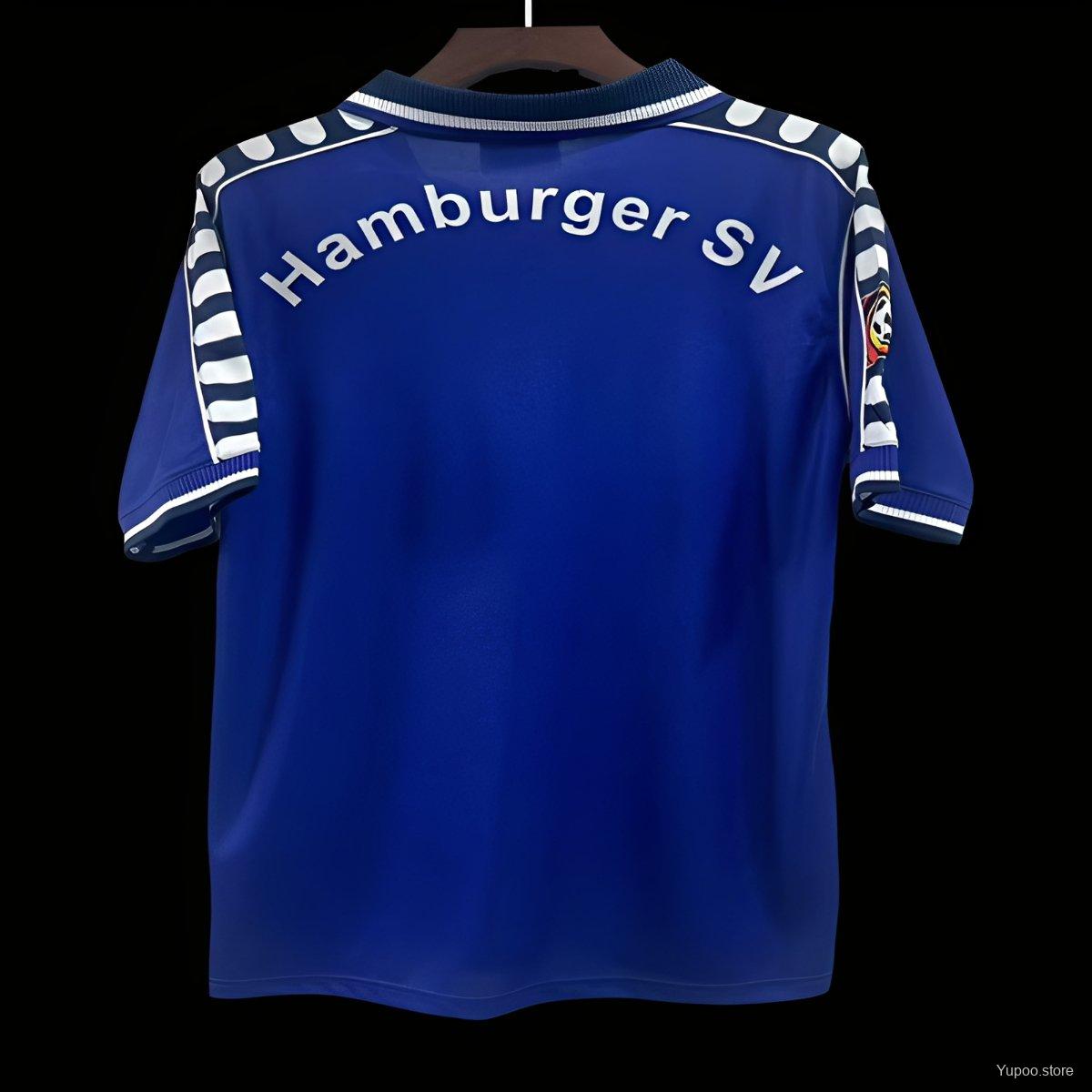 6434102b96e21726d69cdf19.jpg Retro 00/01 Hamburger SV Away Blue Jersey - Image 3