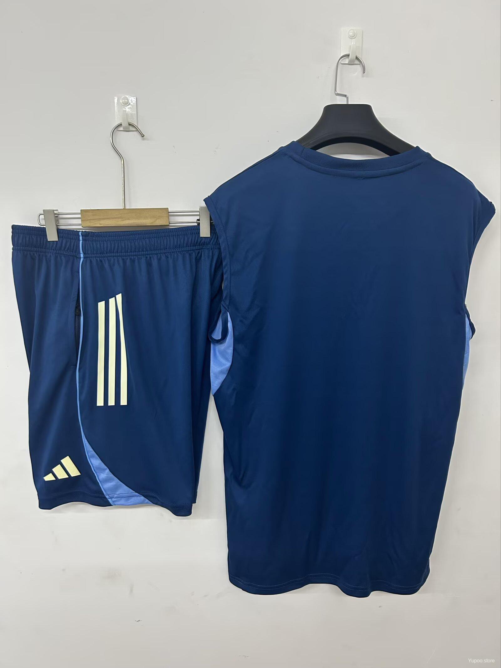 6c6bb1a357977e3b.jpg 25/26 Fulham Vest Jersey Sapphire+ Shorts - Image 3