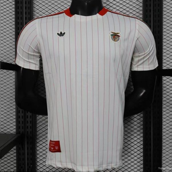 Player Version 25/26 Benfica White Casual Jersey
