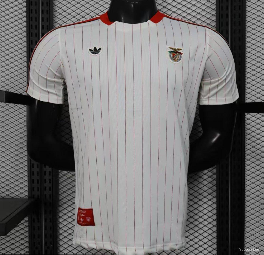 6c744fc42c44c823241a12d6.jpg Player Version 25/26 Benfica White Casual Jersey - Image 1