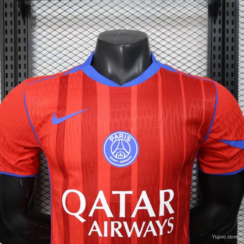 6c9e68f362671b60.jpg Player Version 25/26 PSG Third Red Jersey - Image 4