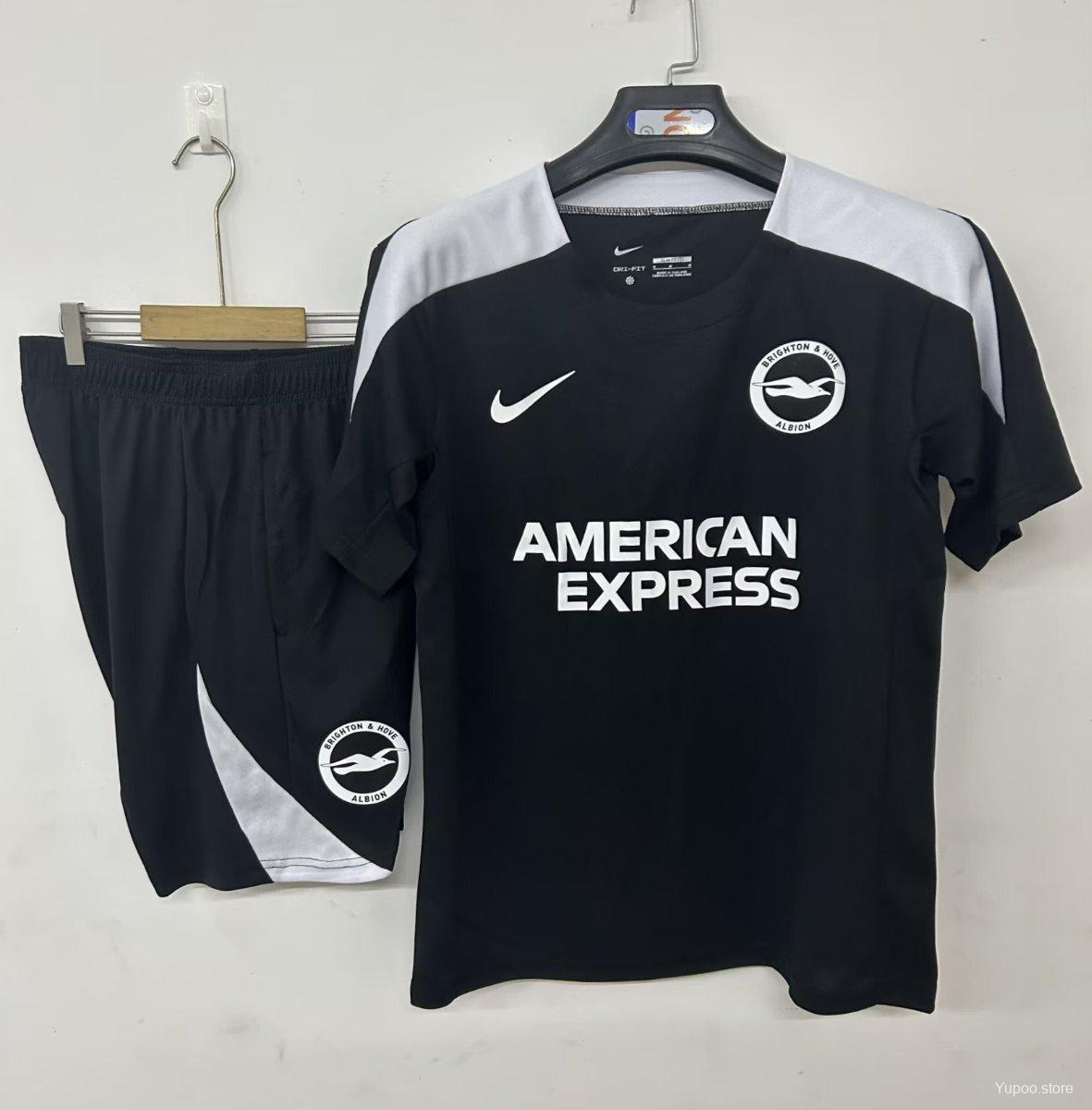78cfe474dc718a7f362ccf6d.jpg 25/26 Chelsea Training Jersey Black+ Shorts - Image 1