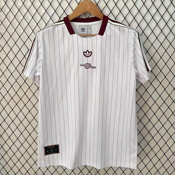 25/26 Arsenal Adidas Original Terrace Icons WHITE Jersey